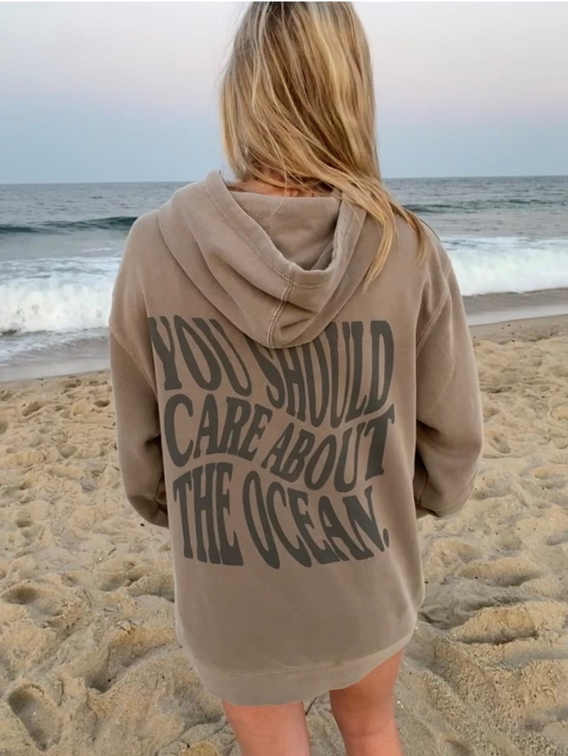 Care about the Ocean Hoodie