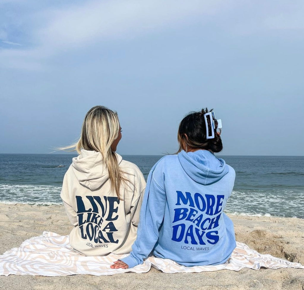 Beach Days Hoodie – Local Waves - Main Image