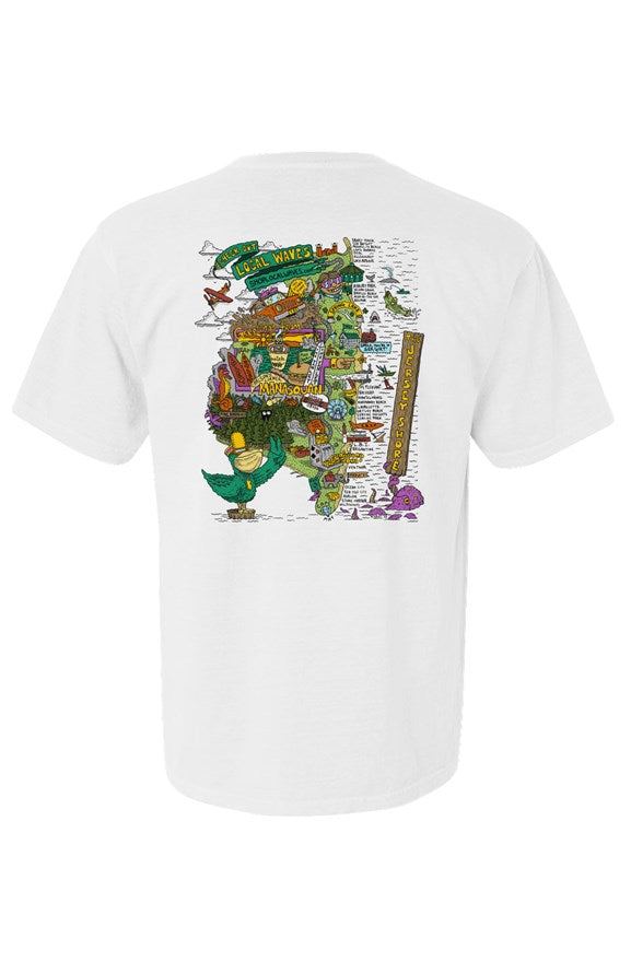 Jersey Shore Map Tee